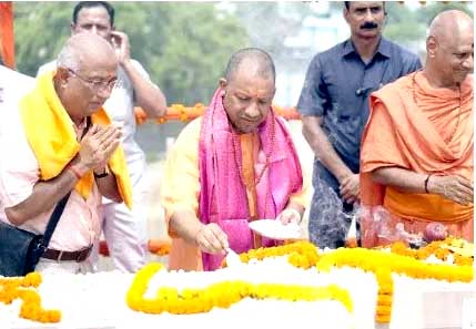 अयोध्या में बोले सीएम योगी ‘राम मंदिर होगा, देश का राष्ट्र मंदिर’
