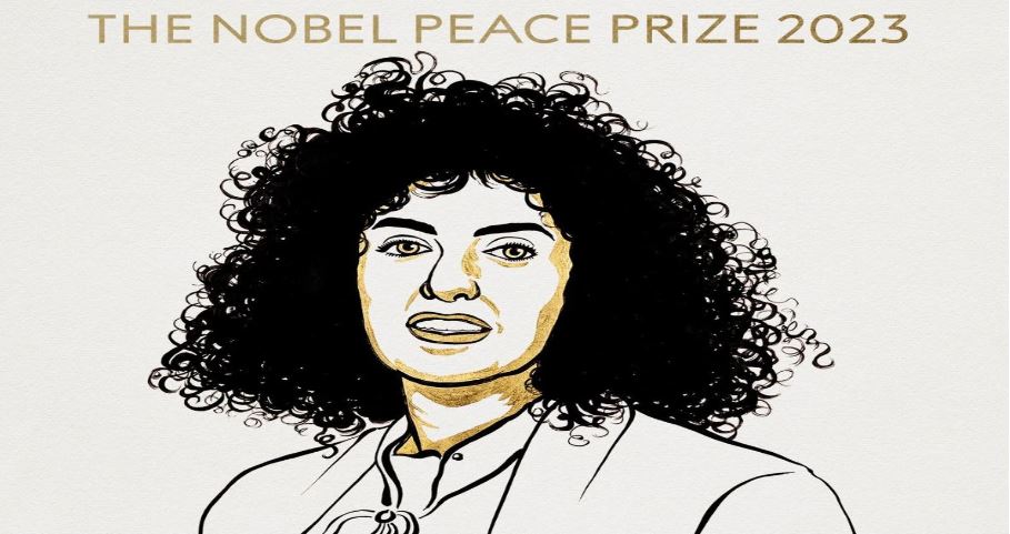 नरगिस मोहम्मदी को मिला साल 2023 का नोबेल शांति पुरस्कार,इस देश की जेल में हैं कैद