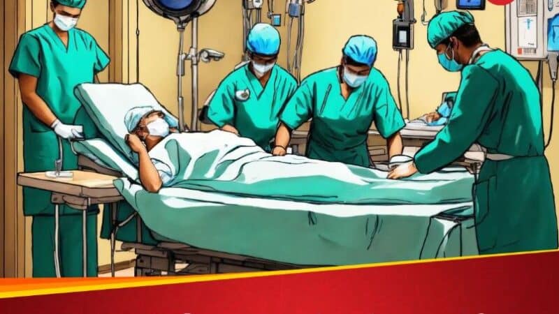 लोहे की रॉड छाती फाड़ के घुसी,डॉक्टरों ने धड़कते दिल की सर्जरी कर बचा ली जान