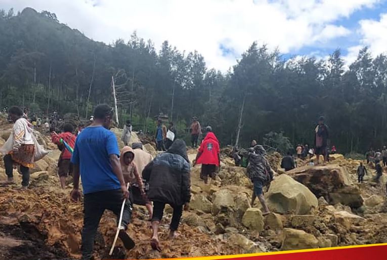 पापुआ न्यू गिनी में भारी भूस्खलन से मची तबाही,दो हजार से ज्यादा लोगों की दबकर मौत
