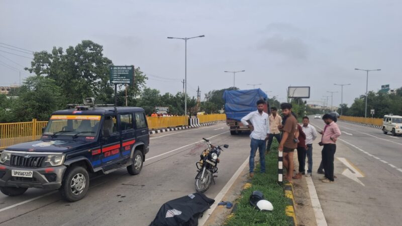 ट्रक की चपेट में आकर युवक की मौत