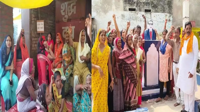 घसियारी टोला में शराब ठेके के खिलाफ फूटा महिलाओं का गुस्सा