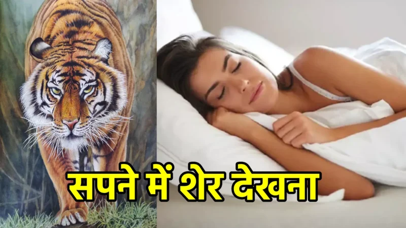 सपने में शेर देखना – जानिए इसका रहस्य, संकेत और अर्थ