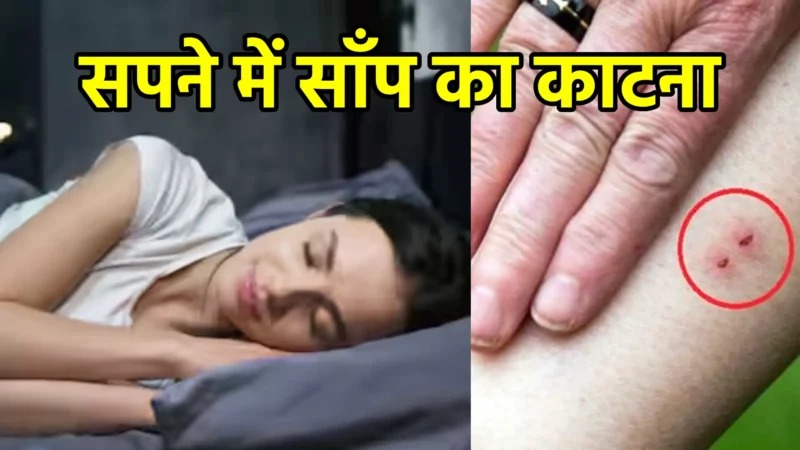 सपने में साँप का काटना – जानिए इसका रहस्यपूर्ण अर्थ, संकेत और उपाय