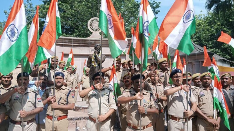 केद्रीय कारागार में धूमधाम से निकली तिरंगा यात्रा