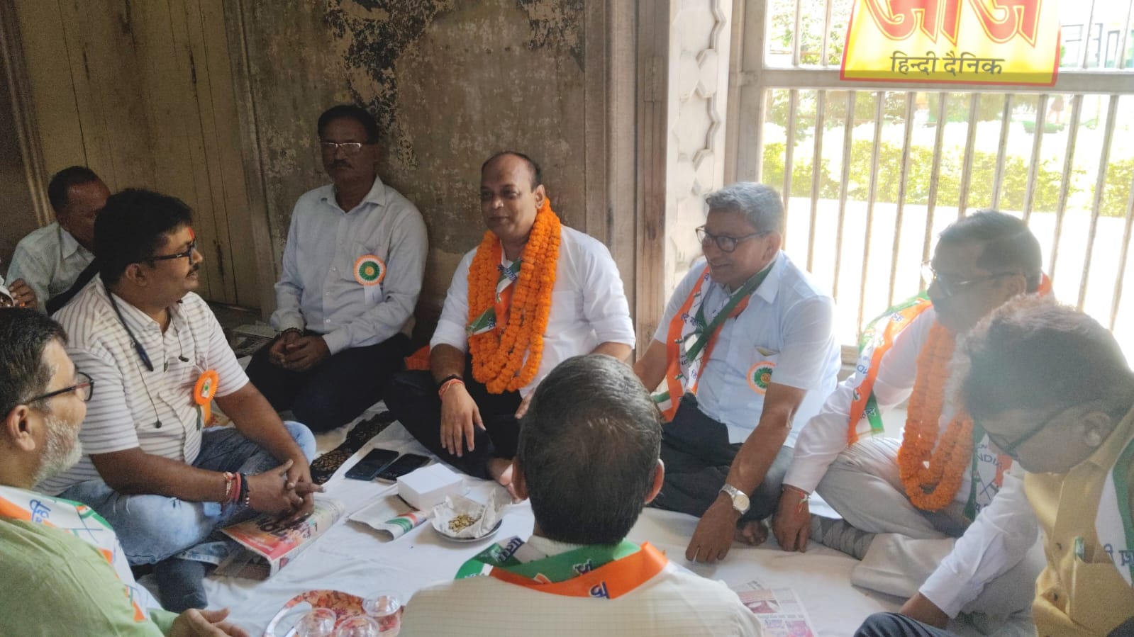 भारत माता मंदिर पर एडीएम सिटी ने फहराया राष्ट्रीय ध्वज