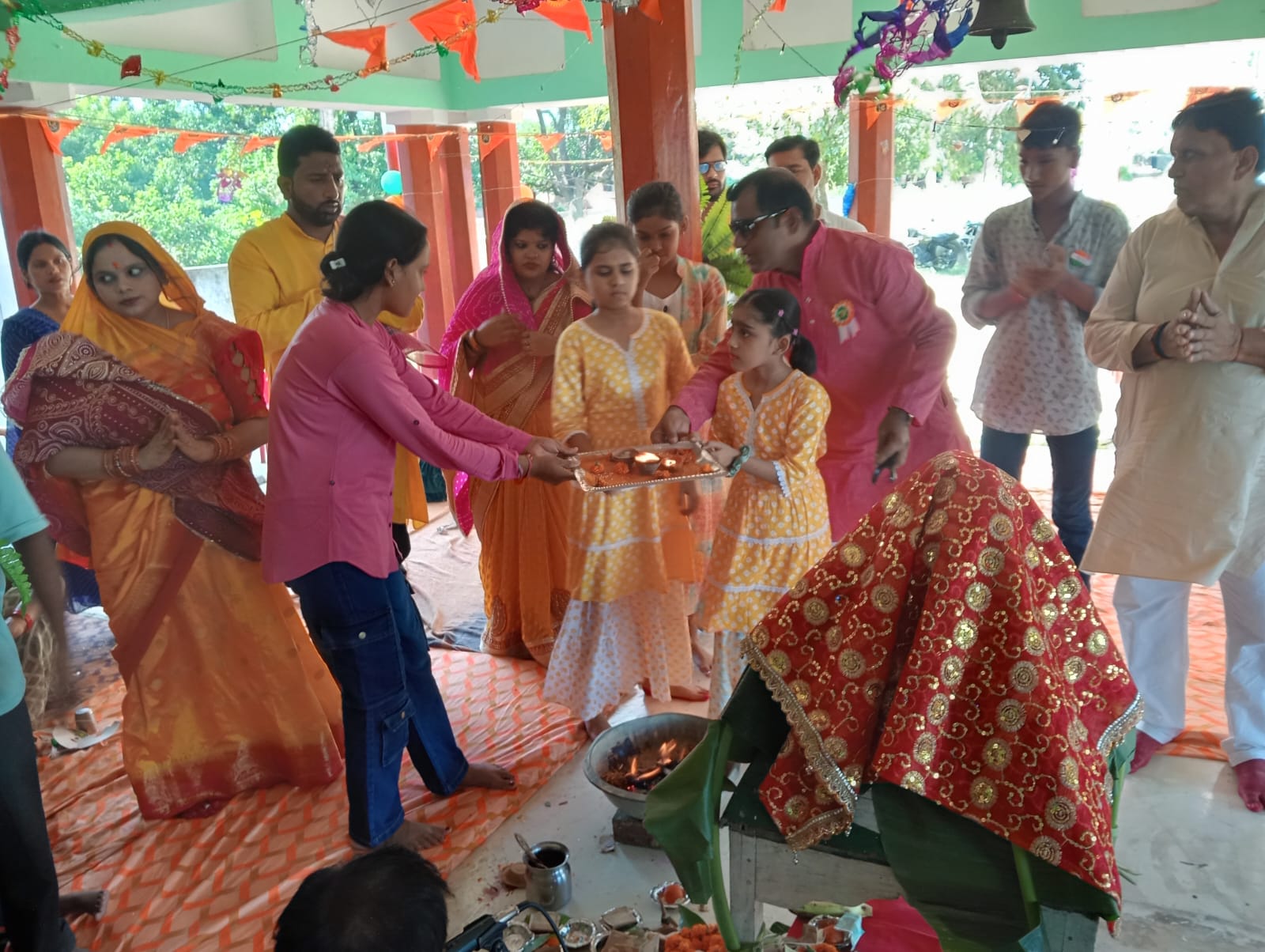 श्री वैंकटेश्वर महाराज का सजा दरबार, धुमधाम से मनी जन्माष्टमी