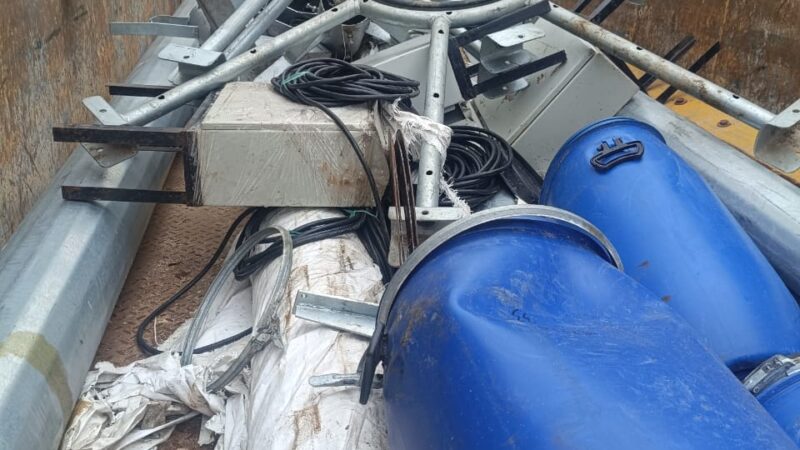 वाराणसी जंक्शन स्टेशन पर यात्री सुरक्षा और सुविधा के लिए 6 नए हाई मास्ट टॉवर का निर्माण शुरू