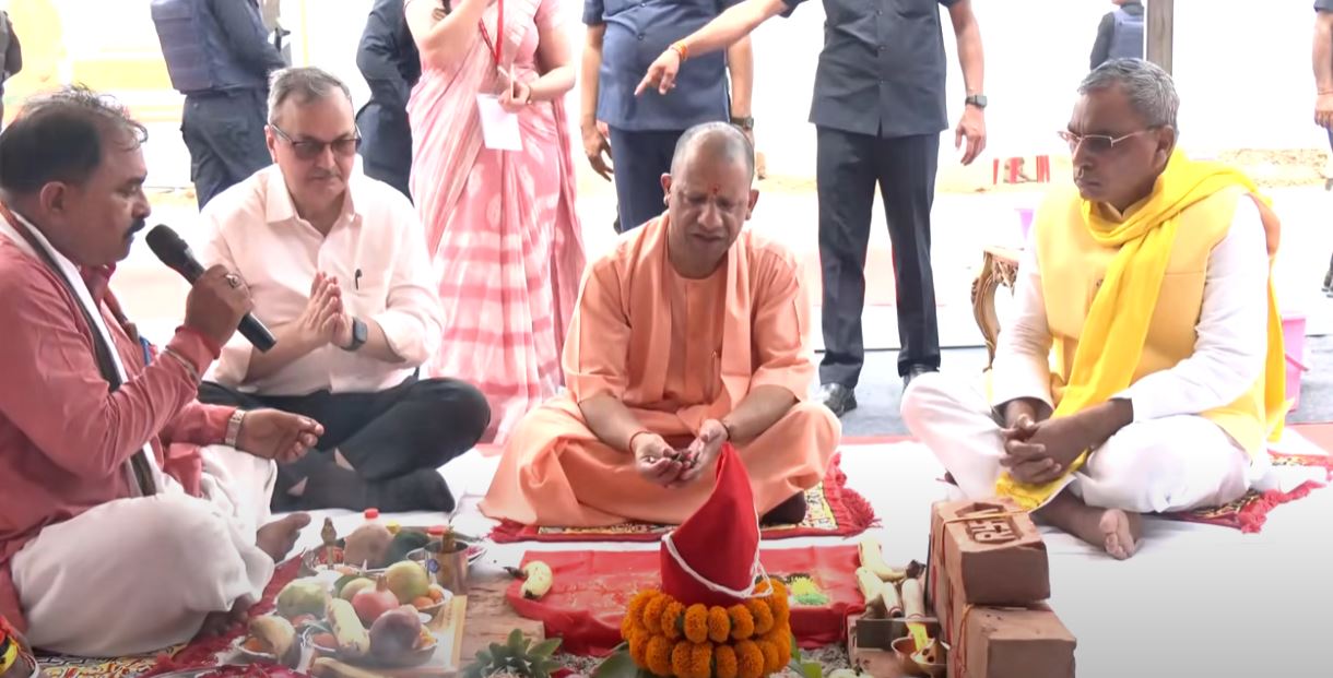 लखनऊ में राज्य निर्वाचन आयोग के नए कार्यालय भवन का शिलान्यास
