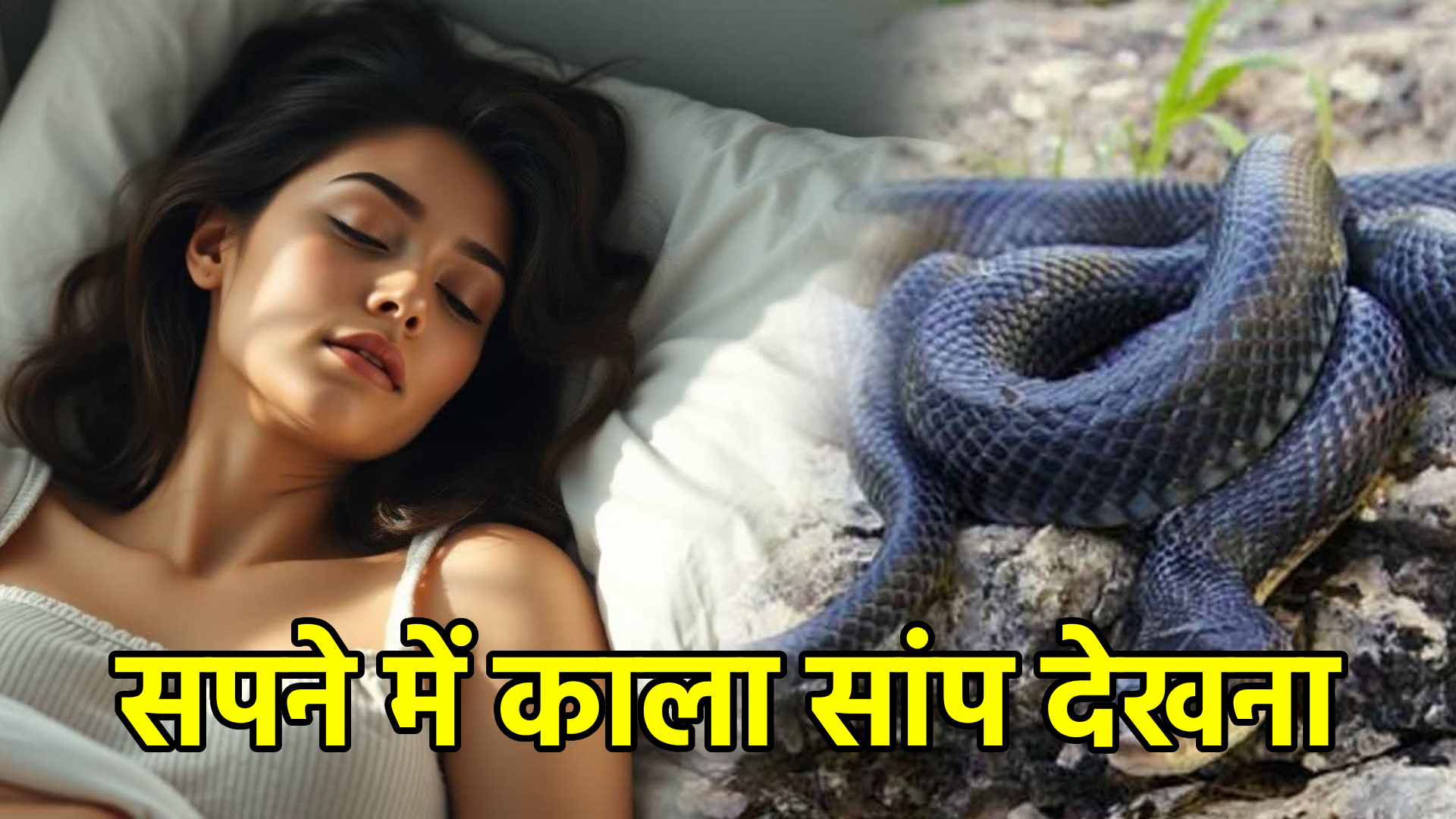 सपने में काला सांप देखना – अर्थ, संकेत और उपाय
