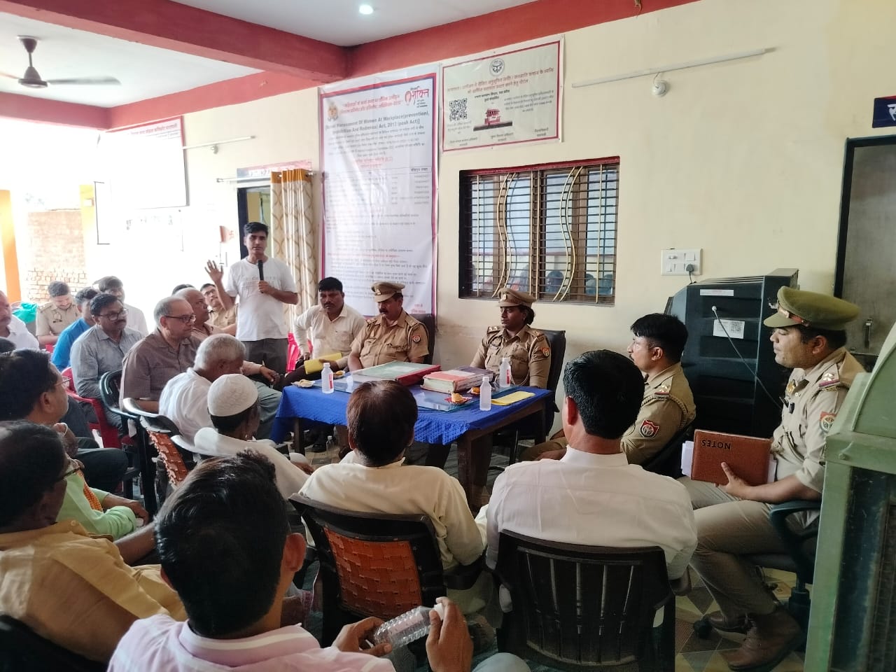 लोहता थाने पर पीस कमेटी की बैठक संपन्न