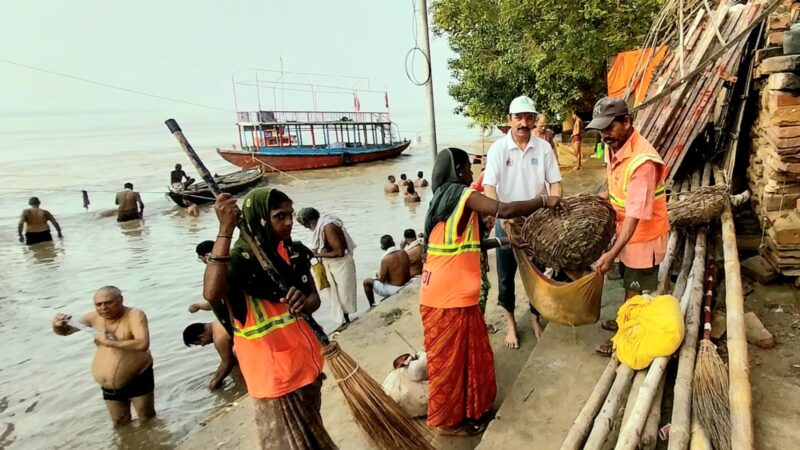 पूर्वजों को श्रद्धांजलि के साथ दिया स्वच्छता का संदेश