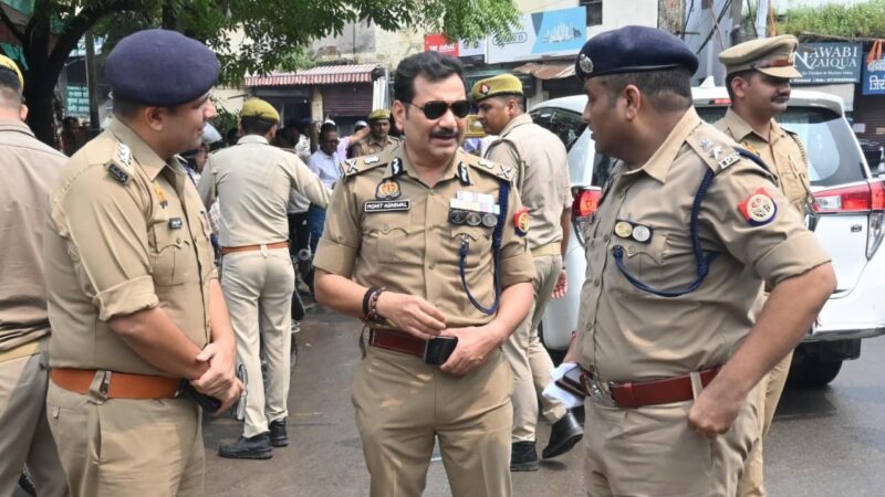 वीवीआईपी कार्यक्रम की तैयारियों का पुलिस आयुक्त ने किया स्थलीय निरीक्षण
