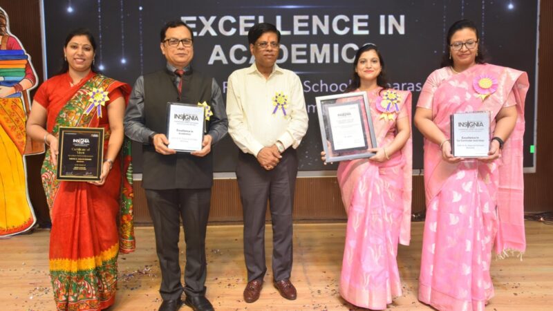 जैपुरिया स्कूल्स बनारस की पड़ाव व बाबतपुर शाखाएँ ‘इनसिग्निया अवॉर्ड’ से सम्मानित
