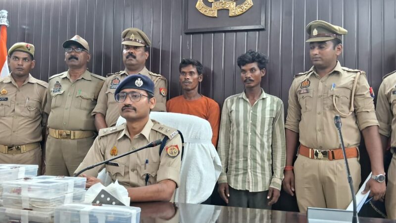 वाराणसी: नकबजनी गिरोह के दो शातिर सदस्य गिरफ्तार