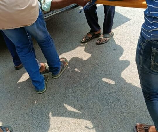 डंपर की टक्कर से साइकिल सवार की मौत