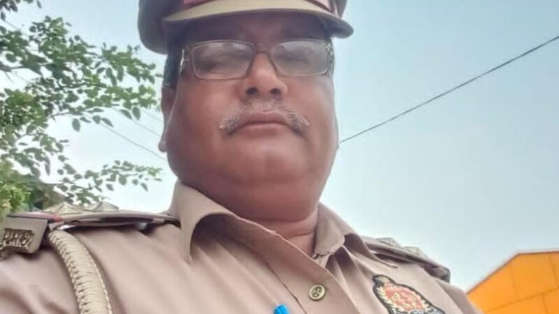 संभल : बाइक टक्कर में दरोगा की मौत, साथी घायल