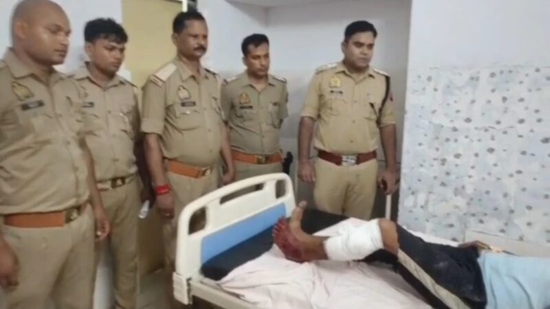 चंदौली: इलिया में पुलिस और गौ-तस्करों के बीच मुठभेड़
