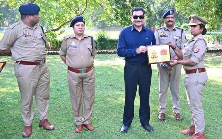 महिला उप निरीक्षक मीनू सिंह को सराहनीय सेवा के लिए किया गया सम्मानित