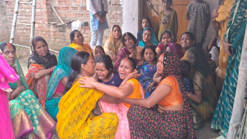 अलीनगर हादसा: मेघा बाबा दर्शन को जा रहे परिवार पर ट्रक चढ़ा, दादी-बहू और पोते की दर्दनाक मौत