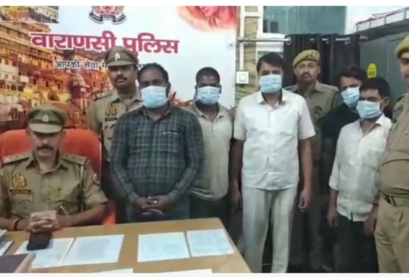 वाराणसी में 6 करोड़ की अवैध चांदी बरामद, पांच आरोपी गिरफ्तार