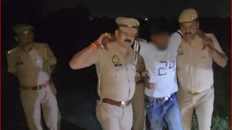 गाजीपुरः शातिर वाहन चोर मुठभेड़ के बाद साथी सहित गिरफ्तार