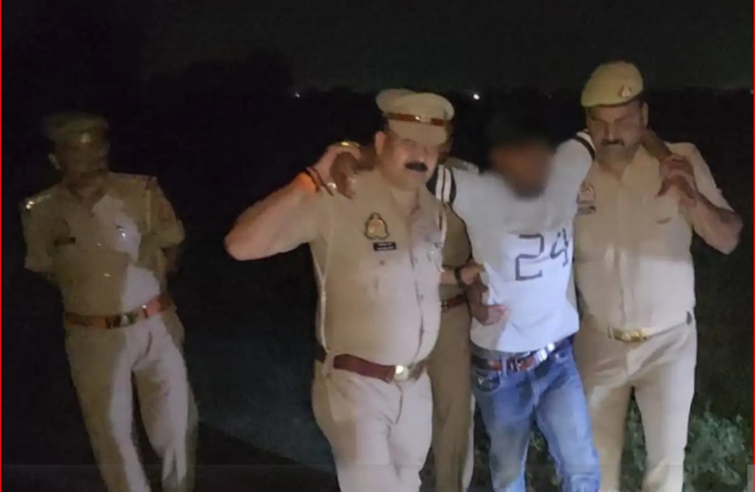 गाजीपुरः शातिर वाहन चोर मुठभेड़ के बाद साथी सहित गिरफ्तार