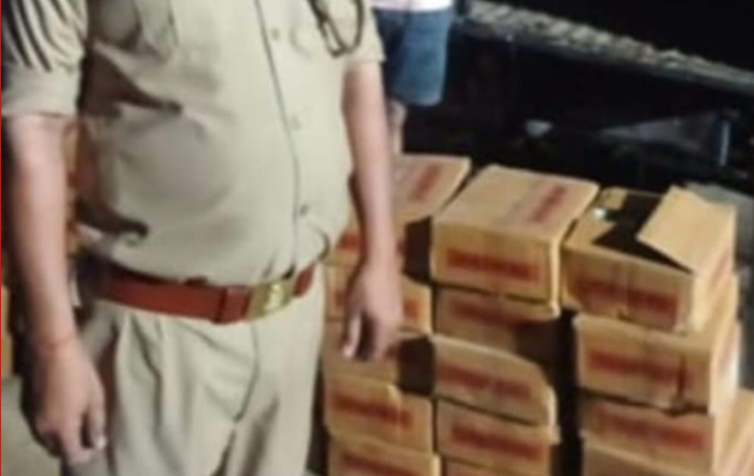 गाजीपुर: भांवरकोल पुलिस की बड़ी कार्रवाई, 35 पेटी अवैध शराब के साथ एक गिरफ्तार