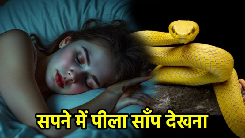 सपने में पीला साँप देखना – अर्थ, संकेत, उपाय और लाभ