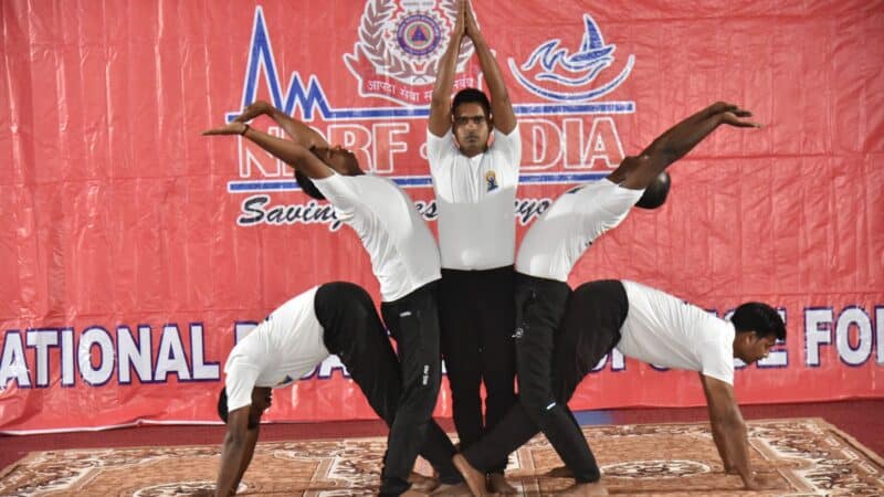 एनडीआरएफ की अंतर-वाहिनी योग एवं वॉलीबॉल प्रतियोगिता का भव्य समापन