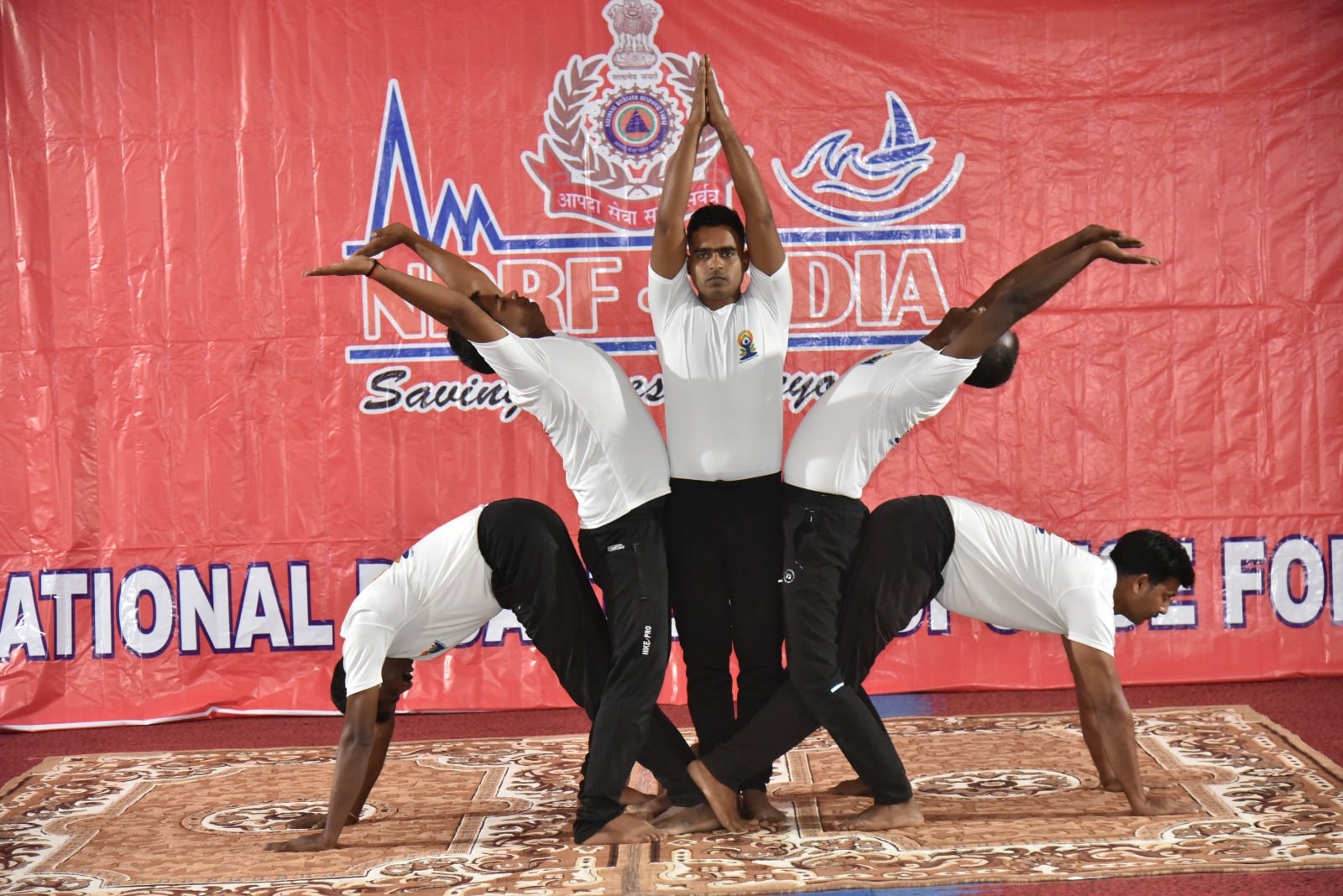 एनडीआरएफ की अंतर-वाहिनी योग एवं वॉलीबॉल प्रतियोगिता का भव्य समापन