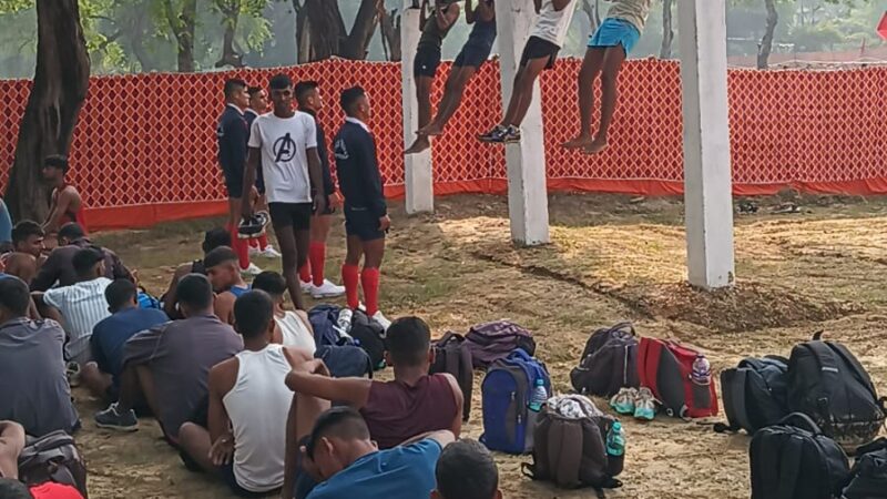 अग्निवीर भर्ती रैली शुरू