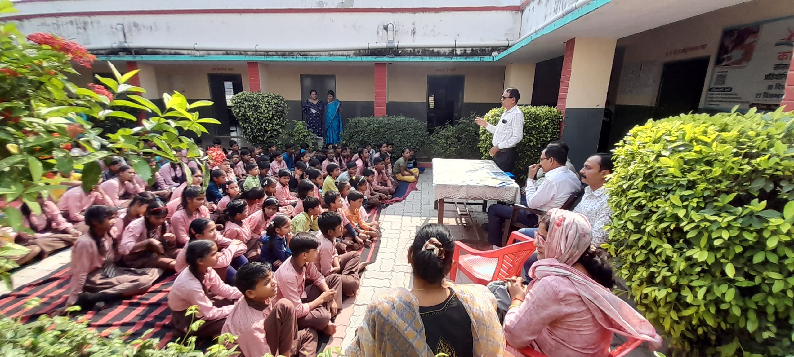 नागरिक सुरक्षा ने बच्चों को बताए भूकंप से बचाव के उपाय