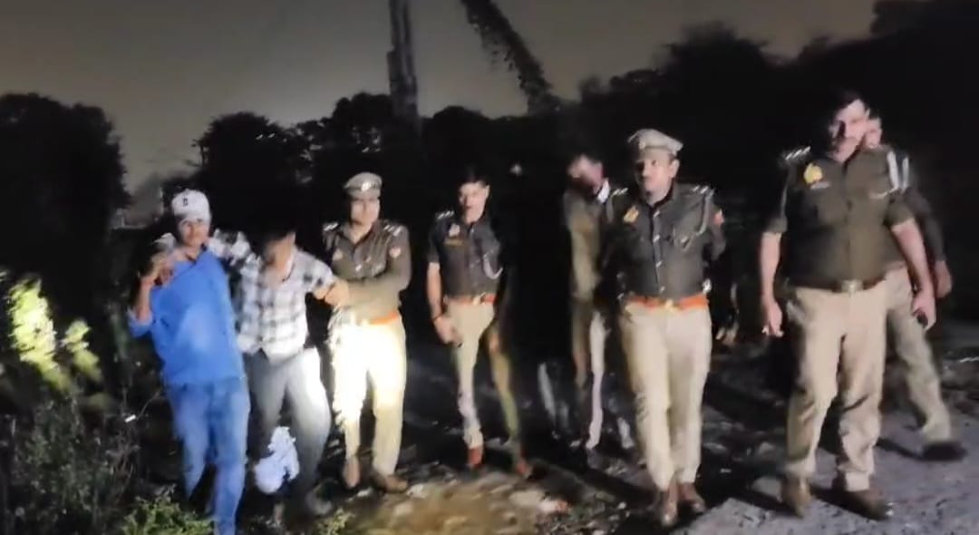 सिगरा में पुलिस और बदमाशों के बीच मुठभेड़, दो गिरफ्तार