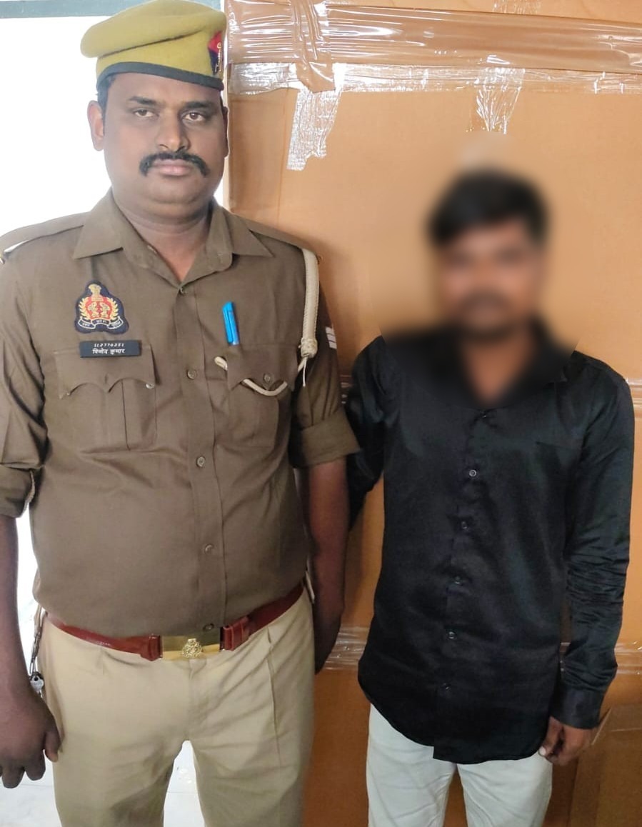 नाबालिग लड़की के अपहरण और दुष्कर्म के आरोपी को पुलिस ने किया गिरफ्तार