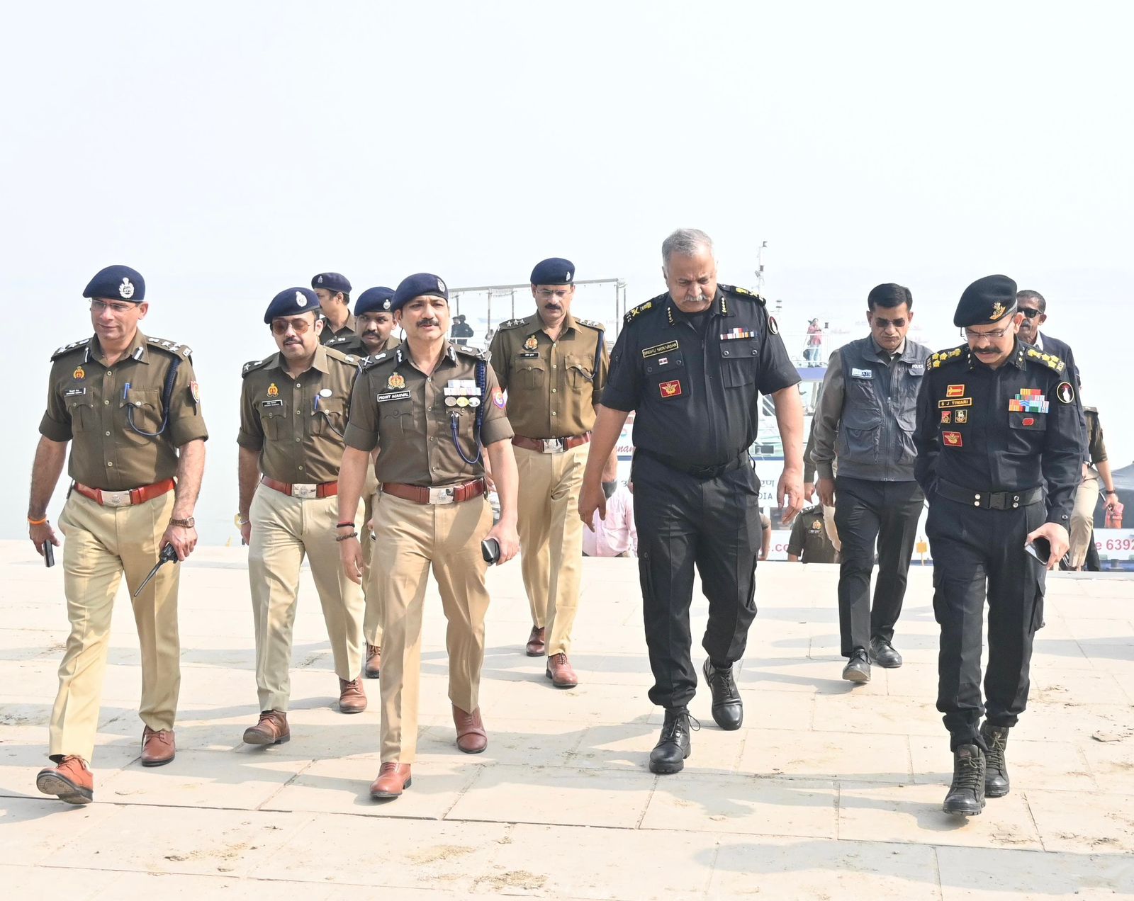 रविदास घाट पर NSG-पुलिस की संयुक्त मॉक ड्रिल