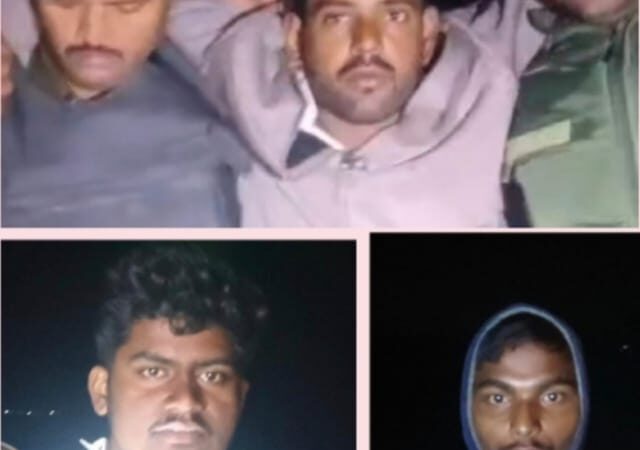 आजमगढ़: हत्यारे बदमाशों से पुलिस की मुठभेड़, एक घायल,  समेत तीन गिरफ्तार