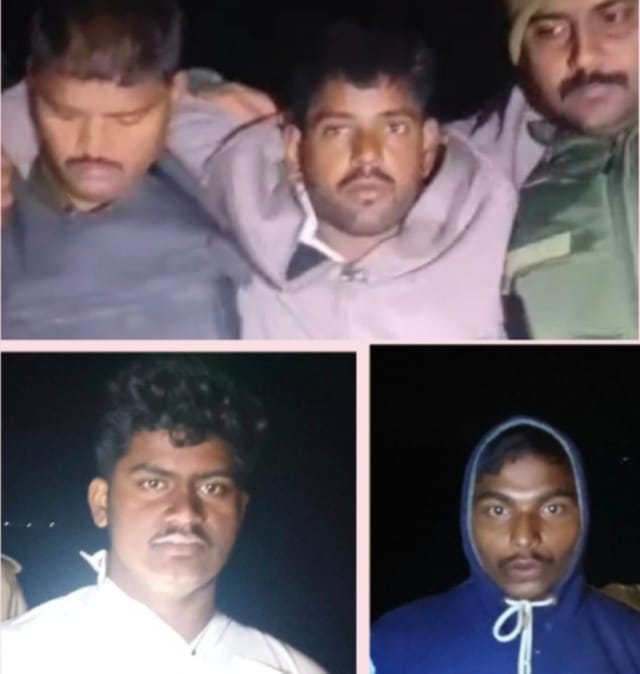 आजमगढ़: हत्यारे बदमाशों से पुलिस की मुठभेड़, एक घायल,  समेत तीन गिरफ्तार