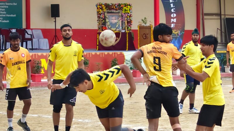 ऑल इंडिया सीनियर पुरुष हैंडबॉल चैंपियनशिप के दूसरे दिन रोमांचक मुकाबले