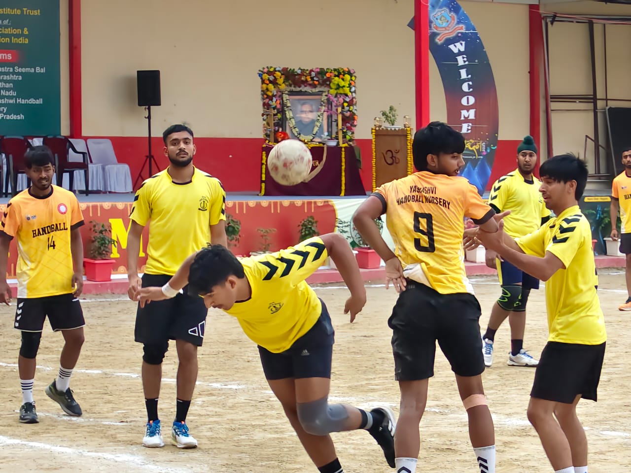 ऑल इंडिया सीनियर पुरुष हैंडबॉल चैंपियनशिप के दूसरे दिन रोमांचक मुकाबले