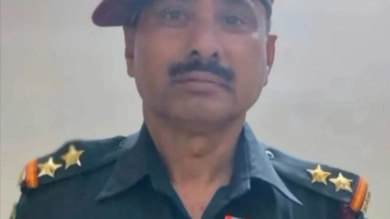 सेना के सूबेदार केदार यादव का निधन, सैन्य सम्मान के साथ अंतिम संस्कार