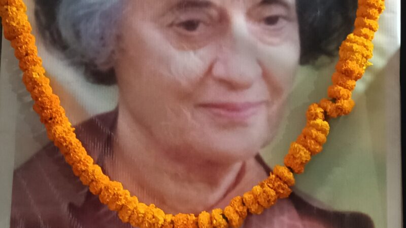 इंदिरा गांधी की जन्मतिथि पर विचार गोष्ठी संपन्न