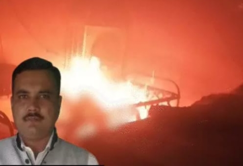 मेरठ : हेड कांस्टेबल का बिस्तर पर मिला जला शव