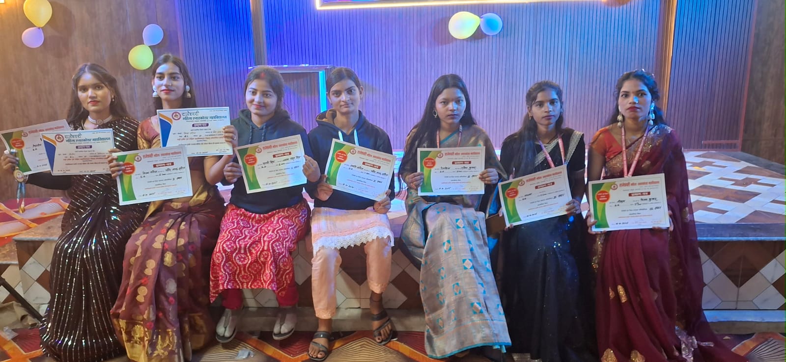 राजेश्वरी महिला स्नातकोत्तर महाविद्यालय में फ्रेशर्स पार्टी का रंगारंग आयोजन