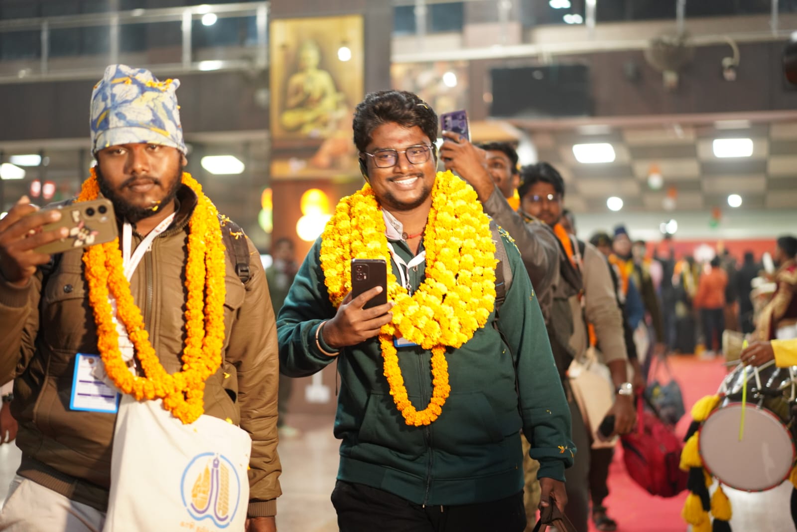 काशी तमिल संगमम-4 का पहला छात्र दल वाराणसी पहुंचा