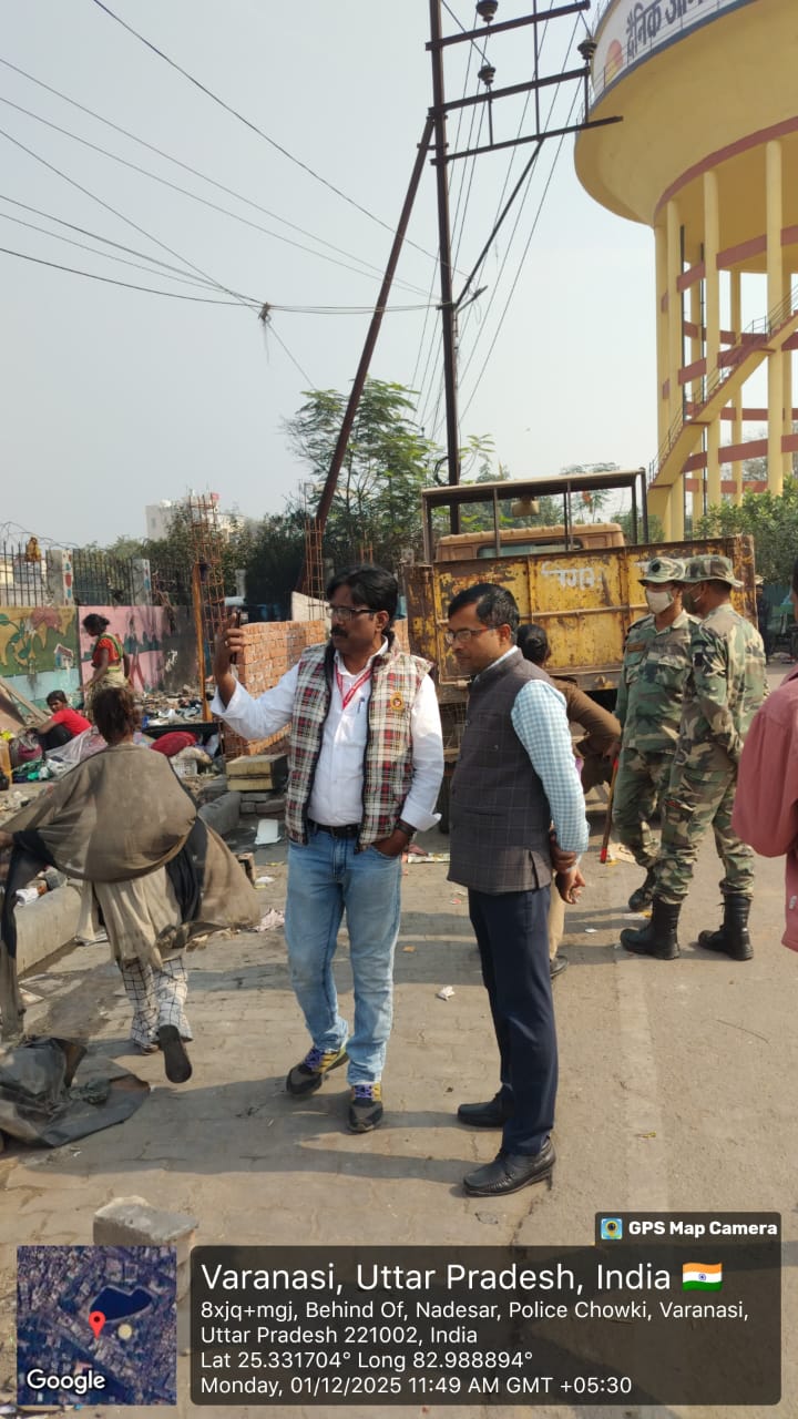 नदेसर तालाब के पास 15 से अधिक अवैध दुकानें-मकान ध्वस्त