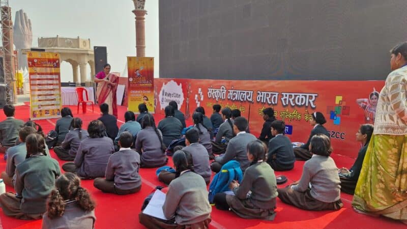 काशी तमिल संगमम् 4.0 : नमो घाट पर बच्चों ने सीखी तमिल भाषा और संस्कृति