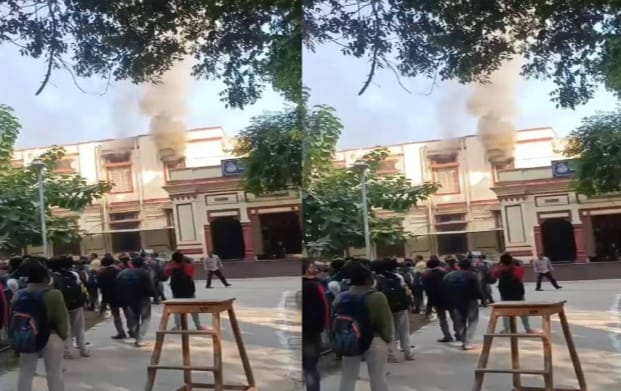 बीएचयू की सेंट्रल साइबर लाइब्रेरी में आग से 50 से अधिक कंप्यूटर जलकर खाक