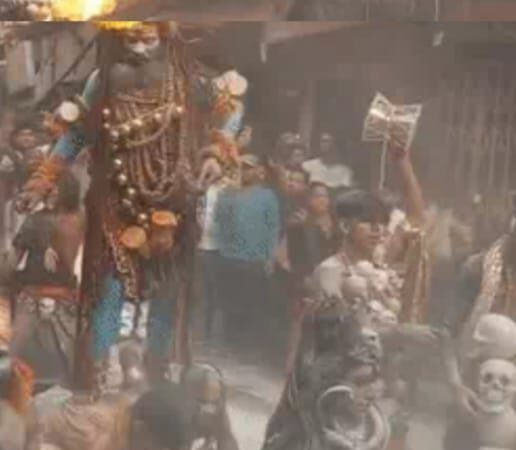 श्रीकाशी विश्वनाथ धाम के लोकार्पण की चौथी वर्षगांठ पर निकली भव्य शोभायात्रा