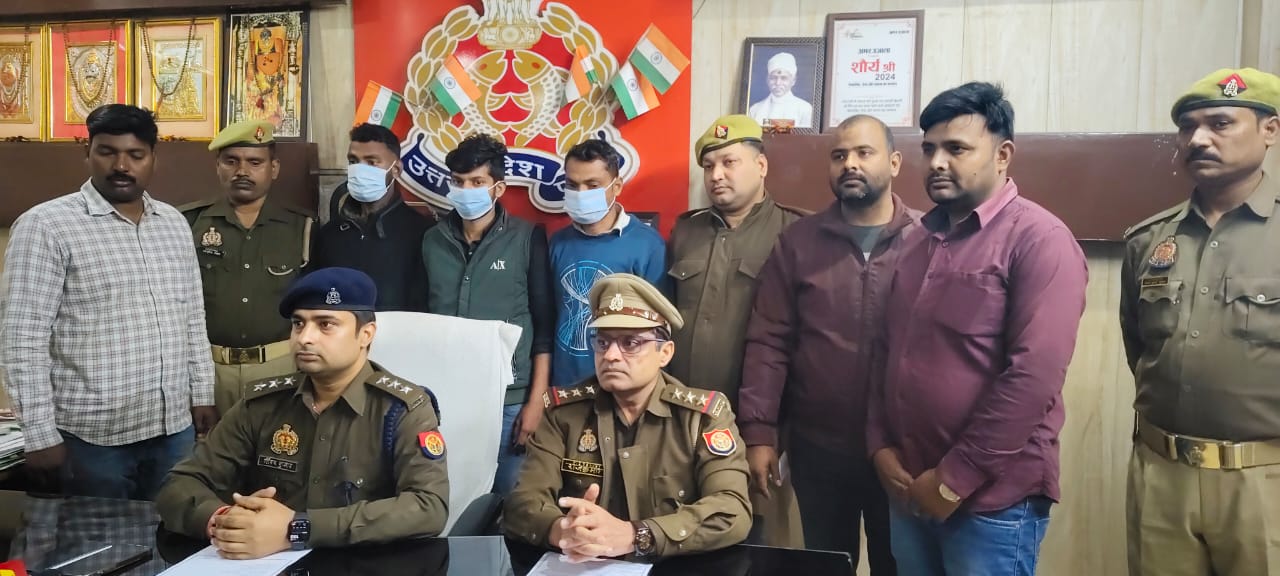 तीन अंतरराज्यीय गौ तस्कर गिरफ्तार, 4 गोवंश बरामद